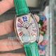 Swiss Clone Franck Muller Color Dreams Unisex Size Watch Colorful Arabic Green Leather (8)_th.jpg